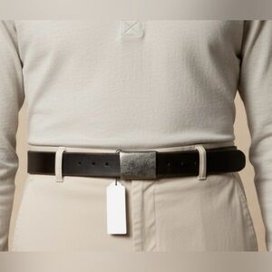 Leather Island Designed By Bill Lavin Men’s Chunky Belt - Brown ~New~